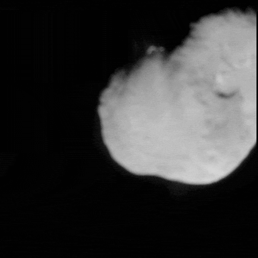 深度撞击号撞击彗星的高分辨动态实拍影像 | NASA/JPL<br>