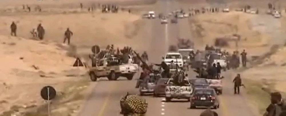 利比亚内战现场。来源/央视新闻截图<br>