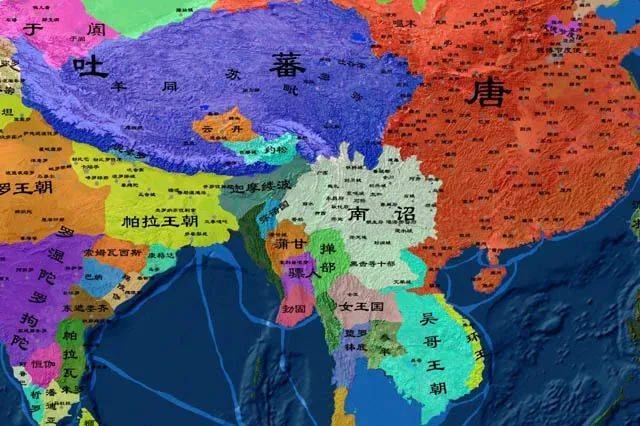南诏国地跨云南和东南亚，是很多民族的混居地<br>