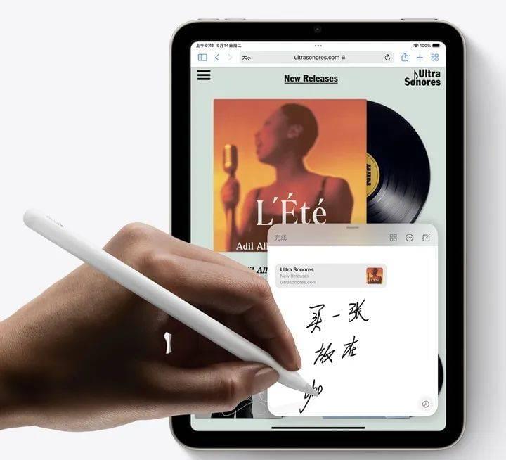 iPad mini 6 + Apple Pencil 2<br>
