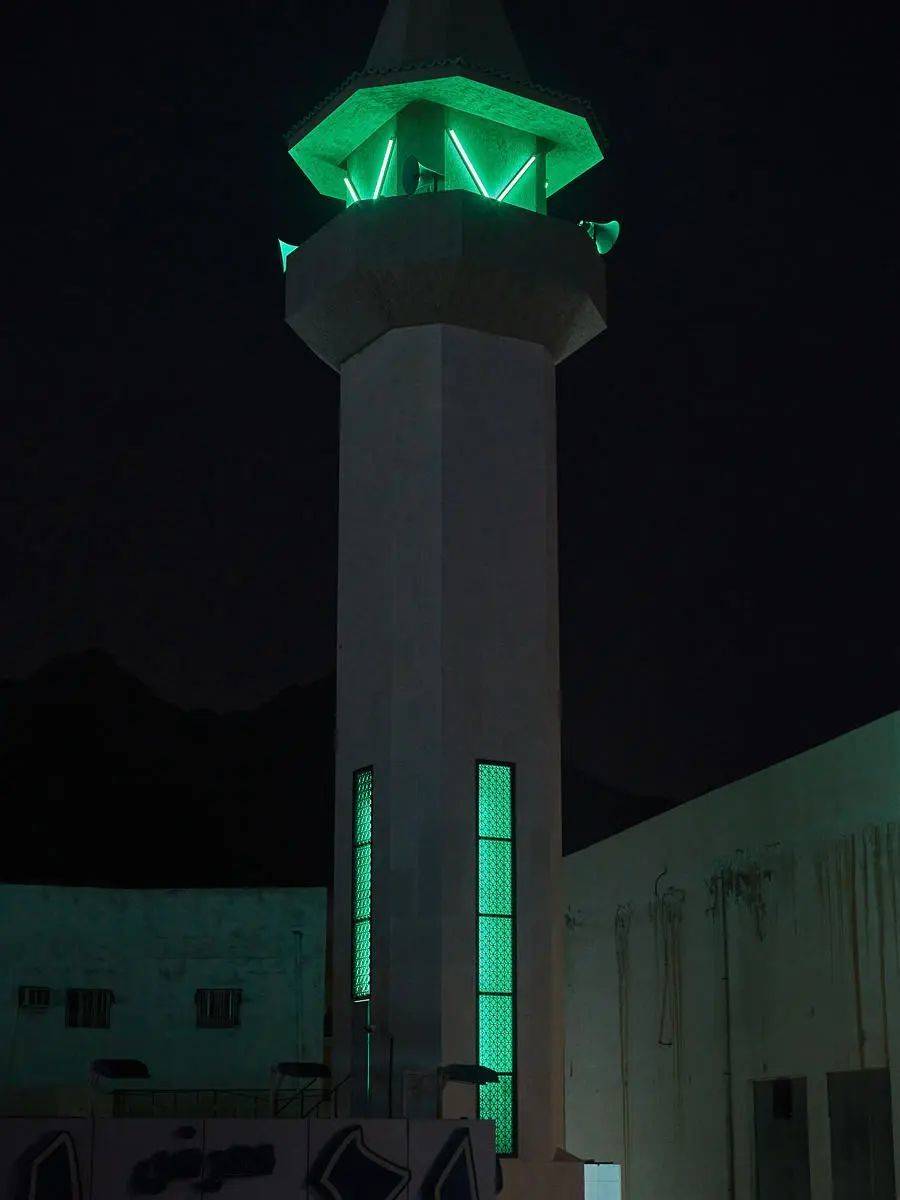 沙特麦加，一座简易的小型清真寺。/李亚楠摄