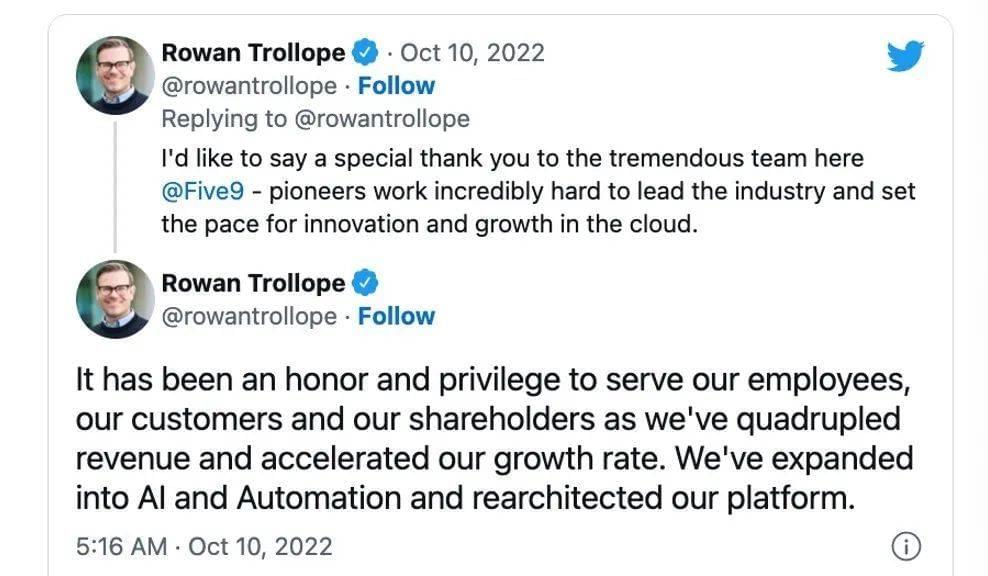 图片来自Rowan Trollope Twitter账号