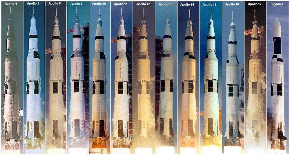 土星五号火箭的历次发射 | NASA<br>