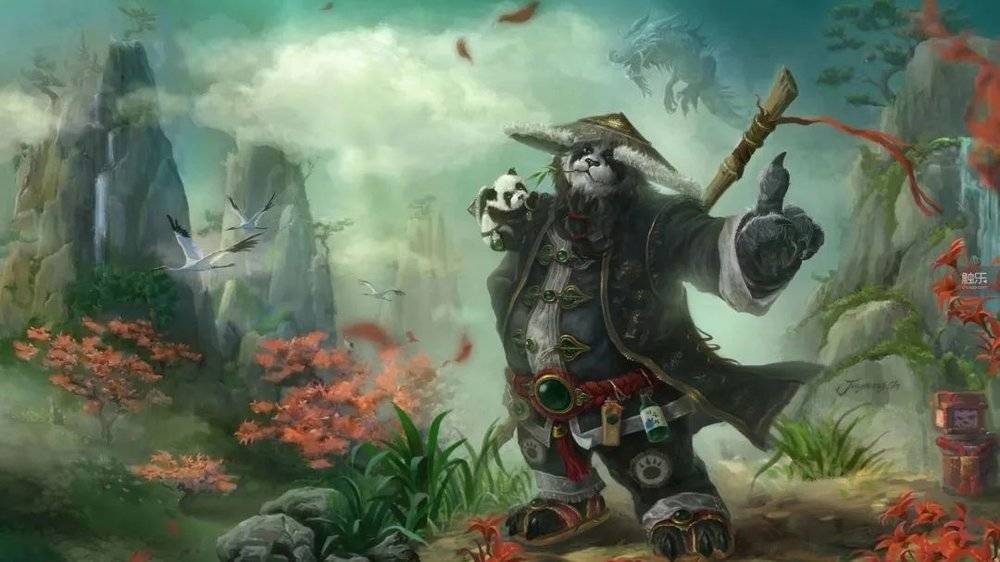 让中国玩家印象深刻的熊猫人形象 图源：《魔兽世界》公开物料<br>
