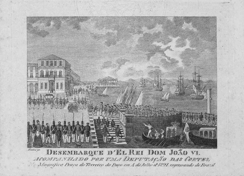 ▲1821年，葡萄牙王室返回里斯本<br>