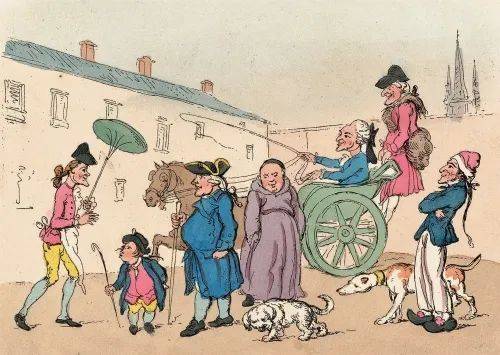 在巴黎壮游的英国人，1767年（图片来源：Wikimedia Commons）