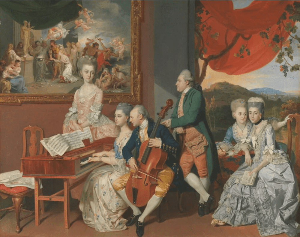 格尔一家和乔治，Johann Zoffany， 1775