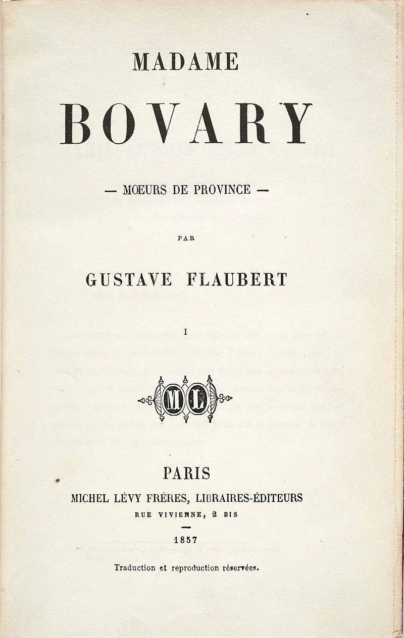 1857年出版的法文原版扉页。/Wiki<br>