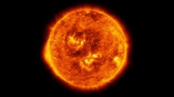 图注：太阳就是一种引力约束的天然核聚变堆。<br label=图片备注 class=text-img-note>