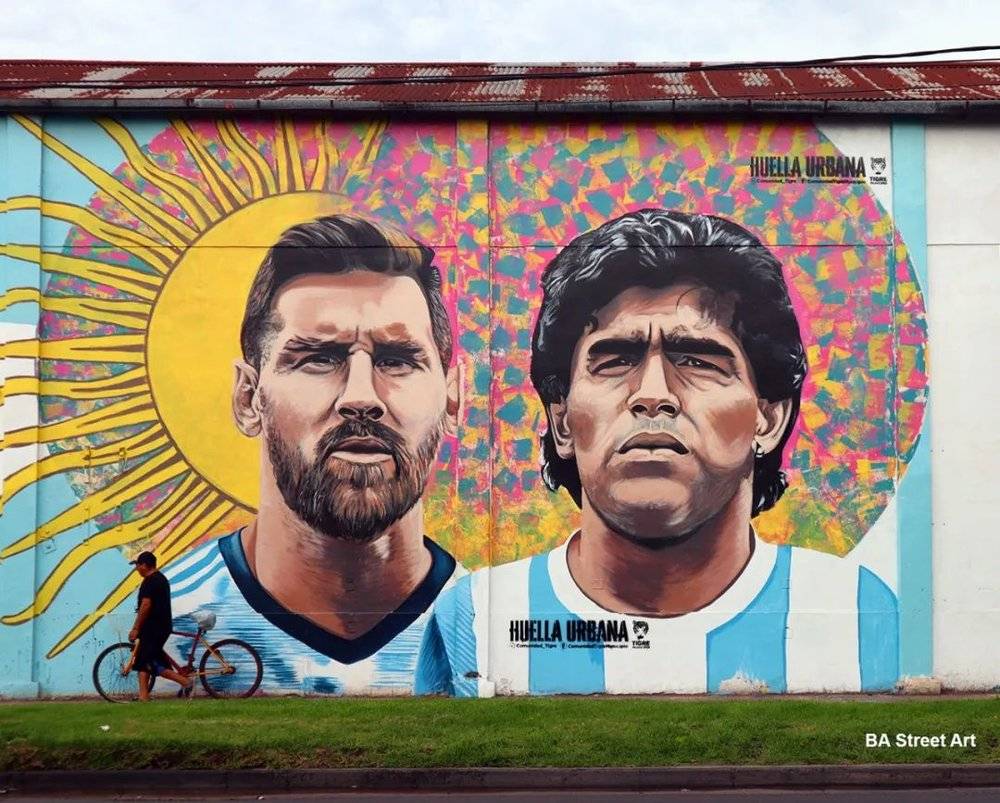布宜诺斯艾利斯街道上的墙绘。图源：BA Street Art。