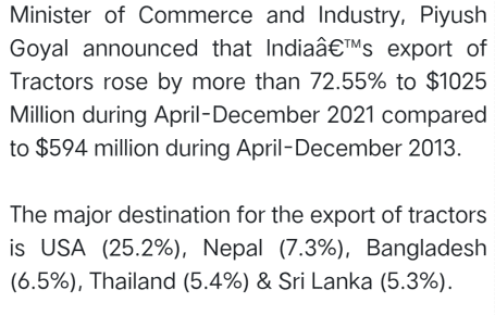 印度工商部长的表态，来源：India Infoline<br>