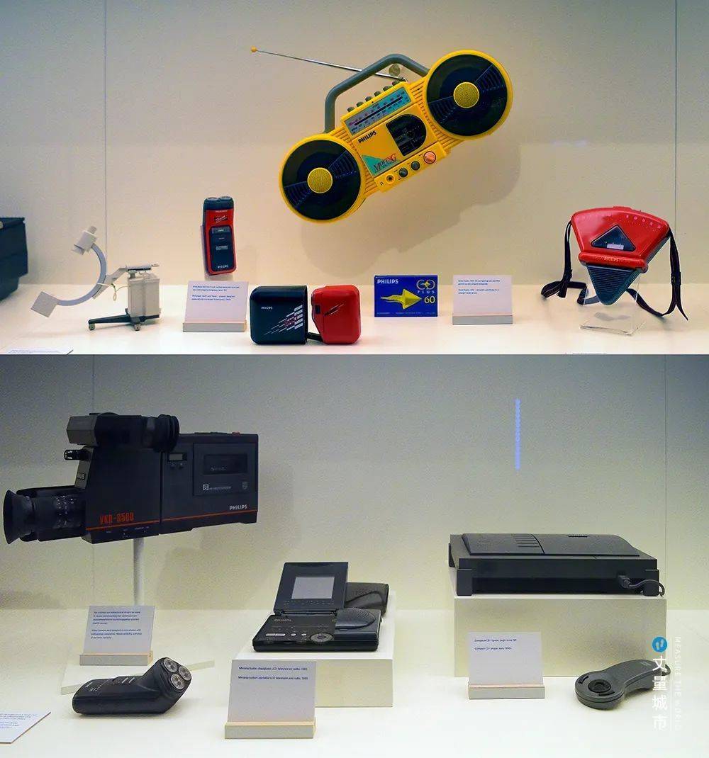  1980~1990年代初，飞利浦通过产品多元化与日系企业抢夺市场（拍摄于飞利浦博物馆）