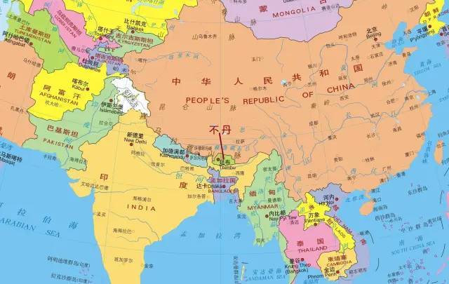 ▲不丹是中国14个陆上邻国中，唯一未建交的<br>