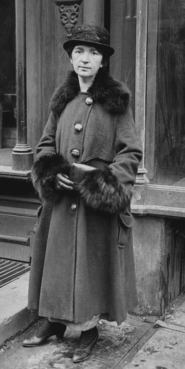■ 美国社会改革家玛格丽特·桑格（1879-1966）是一位节育倡导者。/ 国会图书馆<br>