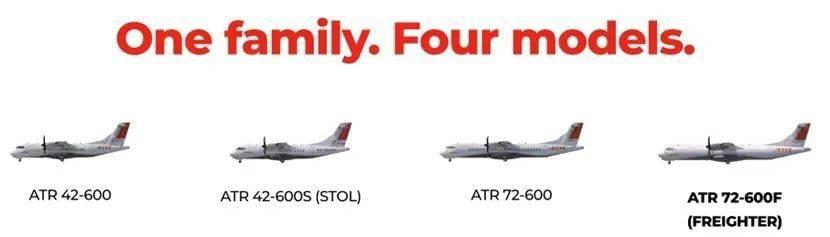 飞机制造商ATR 目前生产机型