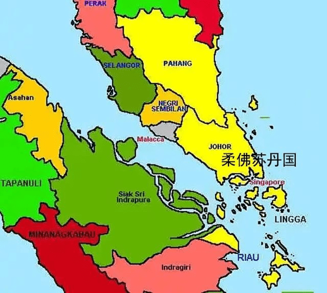 ▲18世纪末19世纪初，马来半岛四分五裂<br>