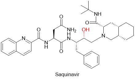 图5. Saquinavir化学结构<br>