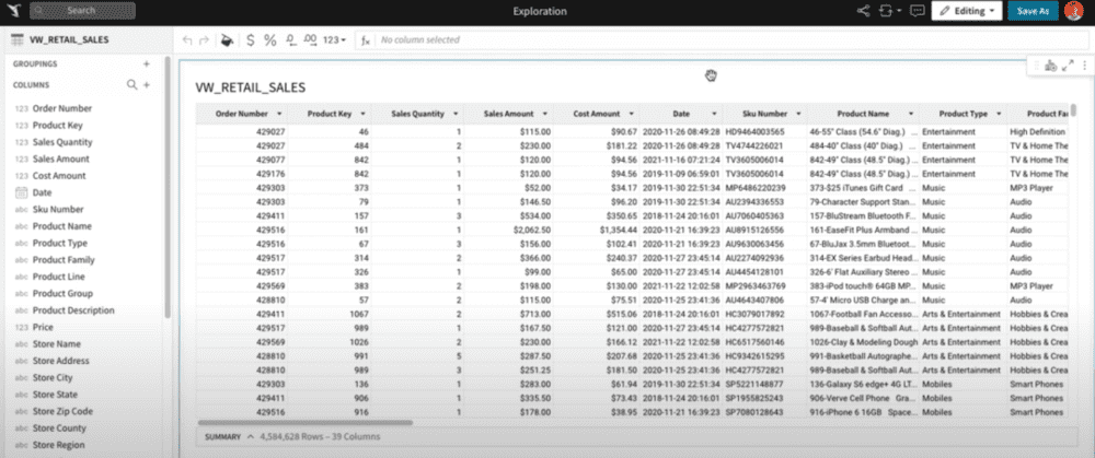 ▲ Sigma产品用Excel Spreadsheet的形态方便用户使用数据<br>