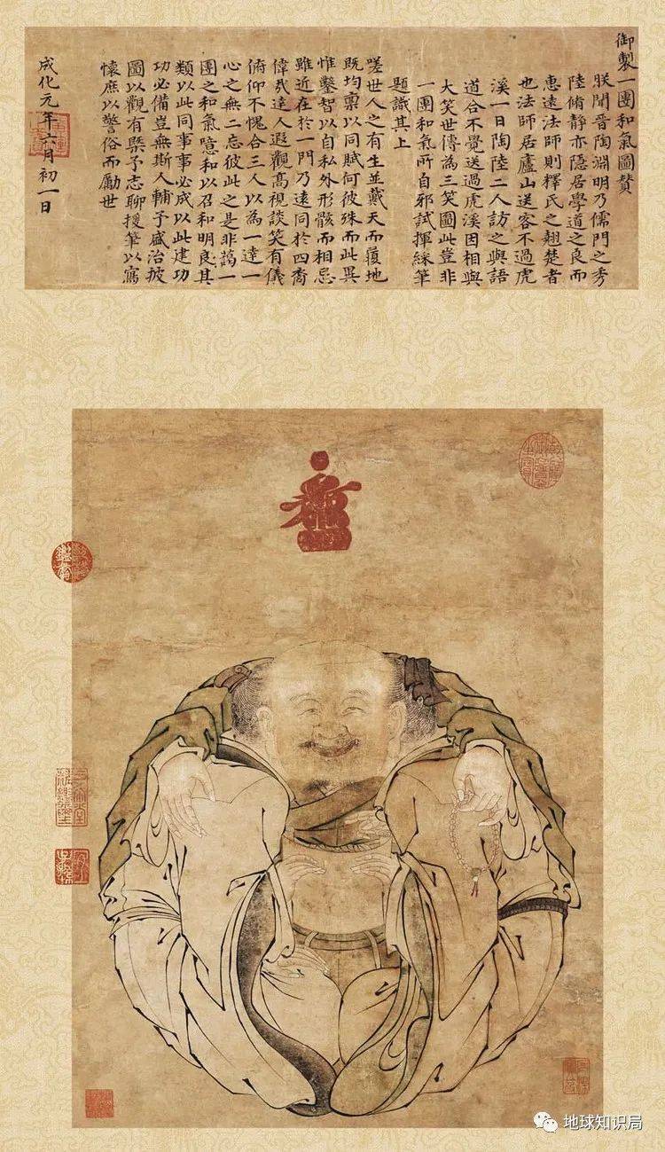 明宪宗所作的《一团和气》，他借此画教谕群臣（图：wiki）