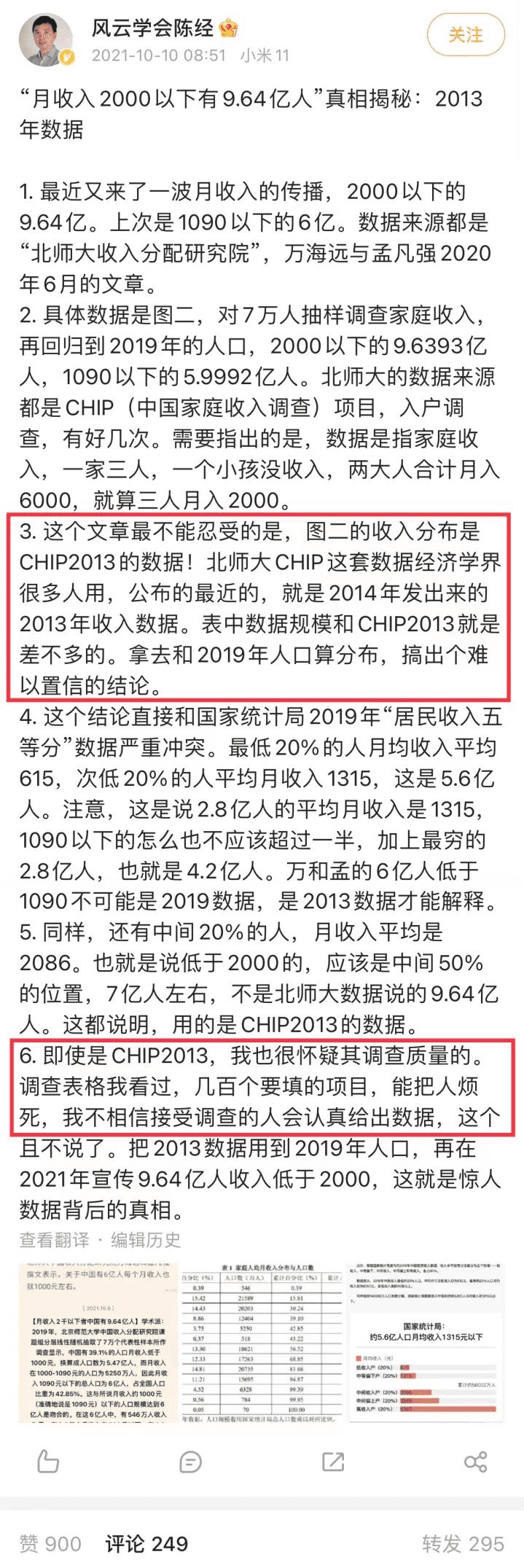 CHIP项目的最新报告为CHIP2018，但当时尚未对外公布，许多研究是基于CHIP2013的数据。/微博