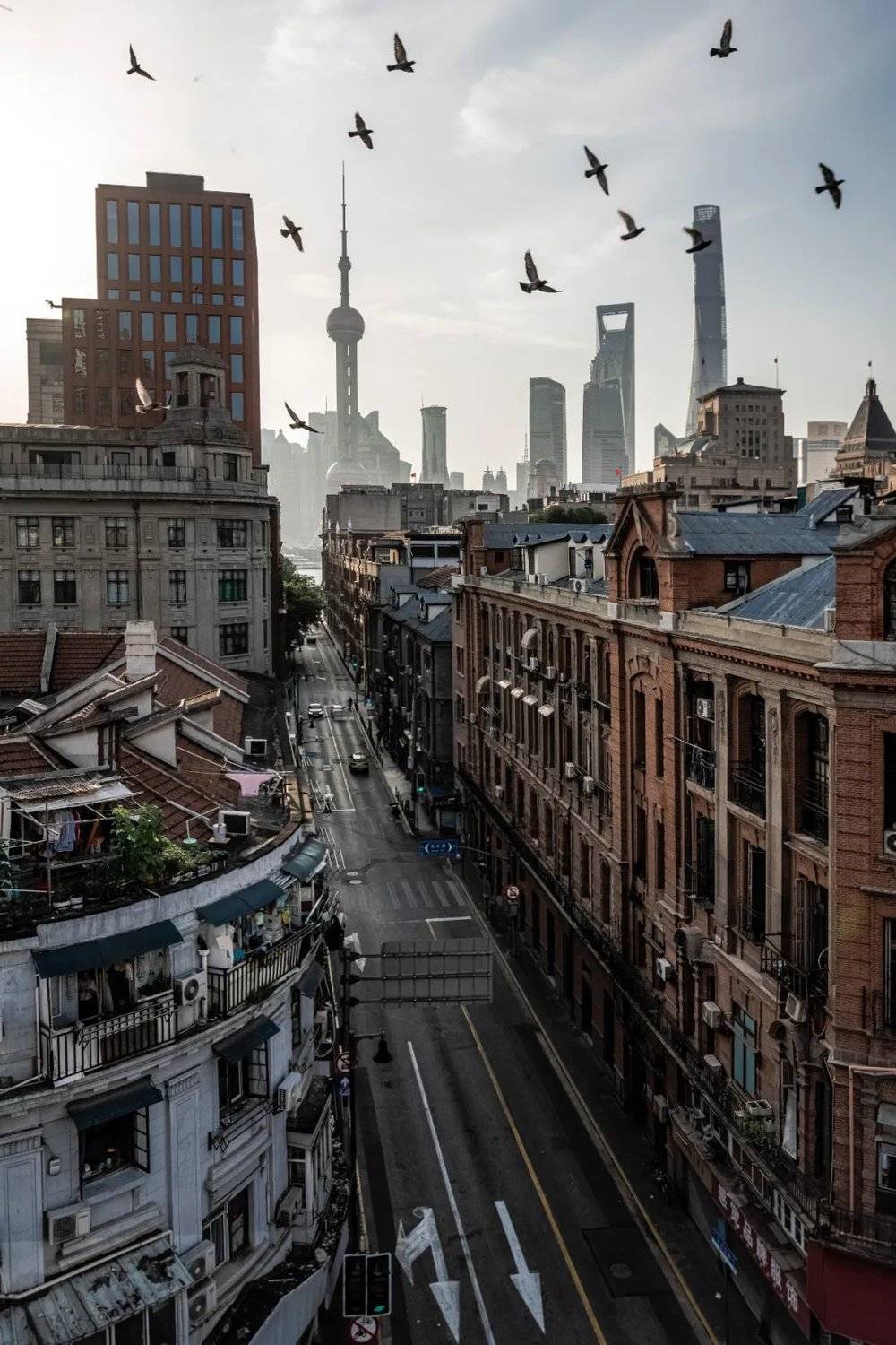 剥落繁华的上海，更有一种柔韧的张力。摄影/几奈