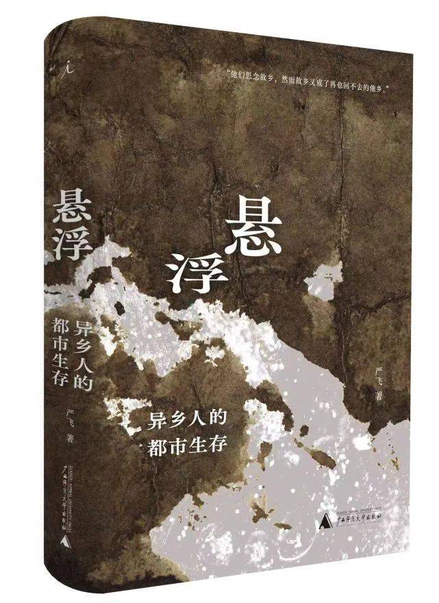 《悬浮：异乡人的都市生存》作者：严飞，出版社：广西师范大学出版社，出版时间：2022年11月<br>