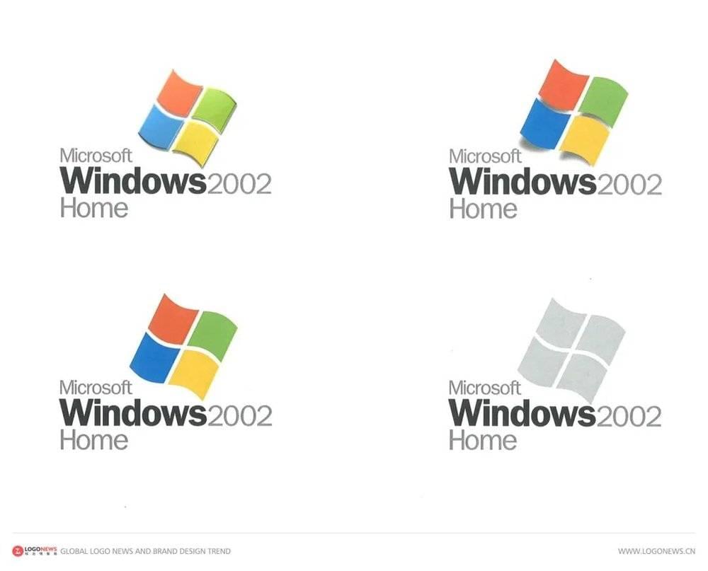 Windows XP Home Edition SP2 2002 标志