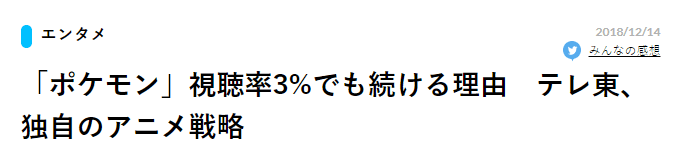 3%的平均收视率与游戏王动画的差距并不算大