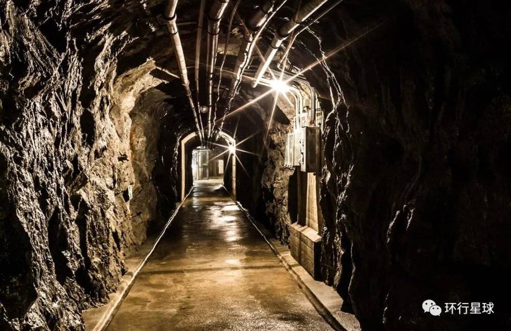 Sasso da Pigna地堡的隧道。图：Daily Beast