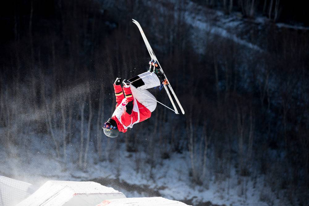俞老湿作为2018-2019太舞国际雪联自由式滑雪雪上技巧世界杯摄影师拍摄的照片。图片来源：俞老湿