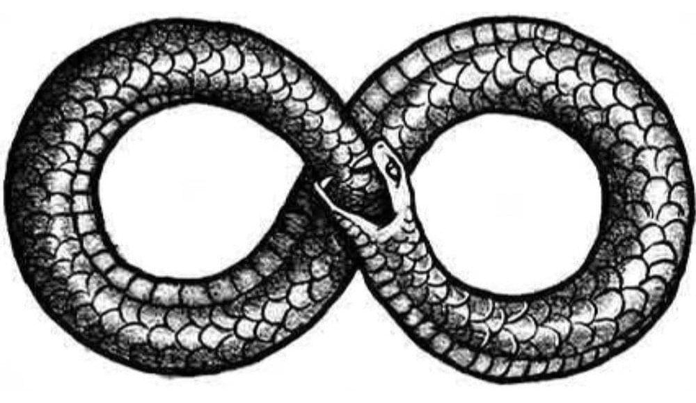 衔尾蛇被认为“寓意着无限”