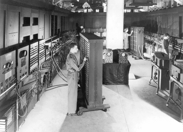 图：60年多前的电子计算机