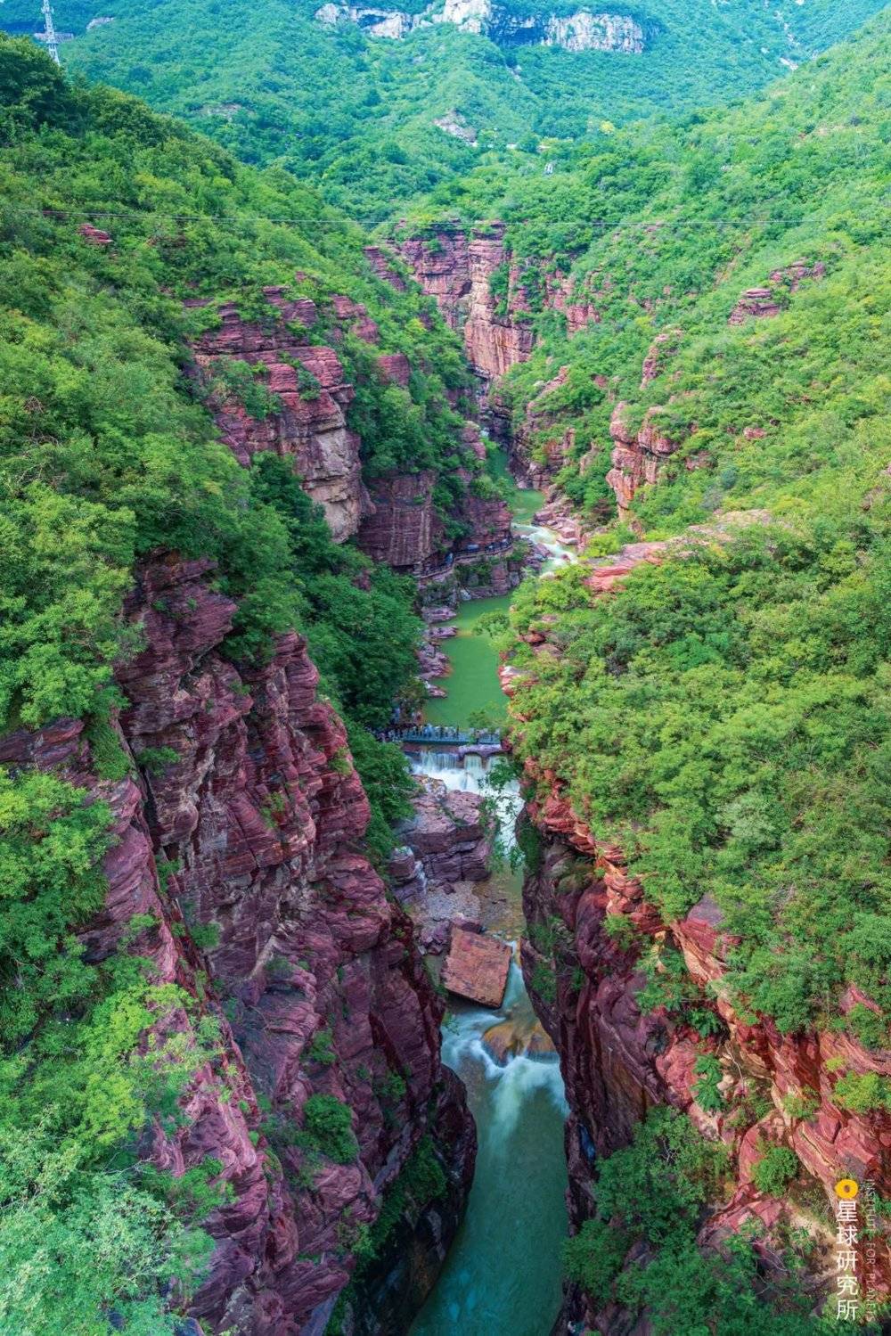 河南修武云台山红石峡。摄影师@石耀臣
