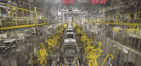 机器人生产线丨Giphy