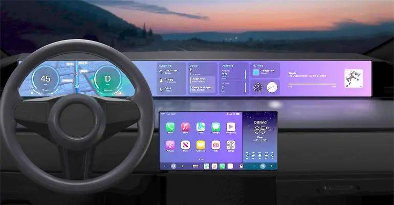 新CarPlay让车企成为配角显示屏，图/Apple<br>
