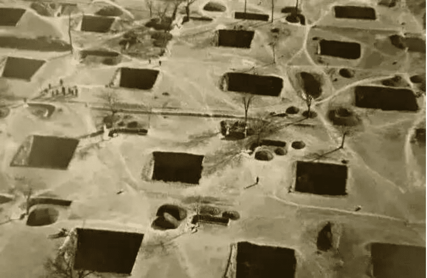 1935年的地坑院。<br>