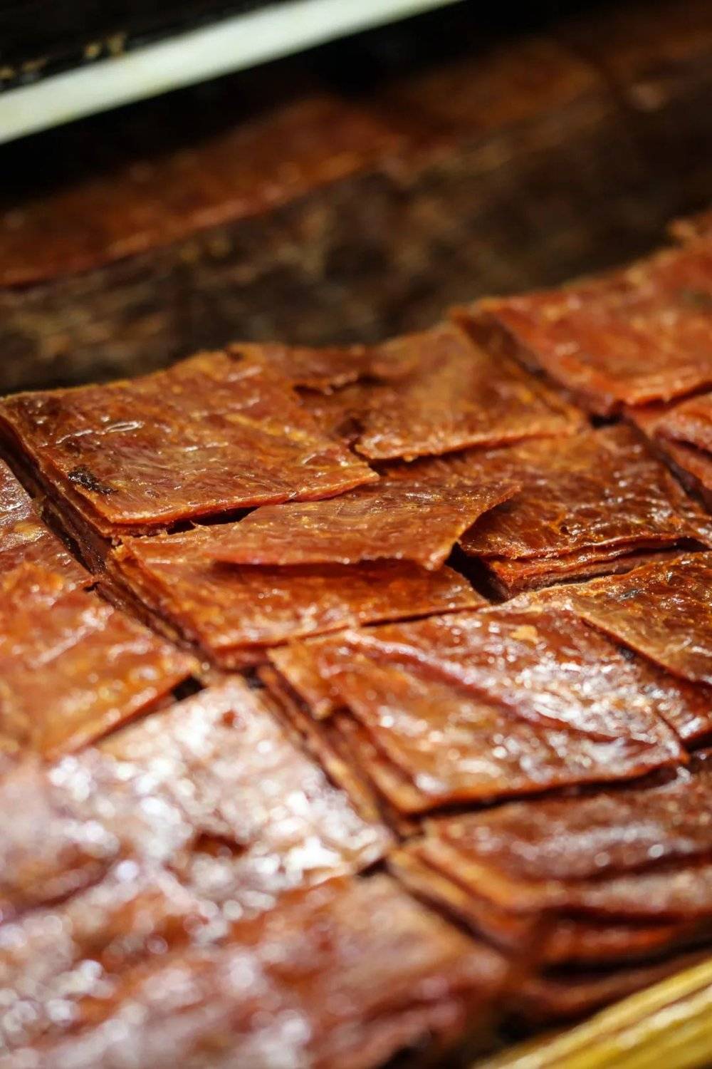 靖江猪肉脯，包邮区人最爱的小零食。‍摄影 / 余荣培