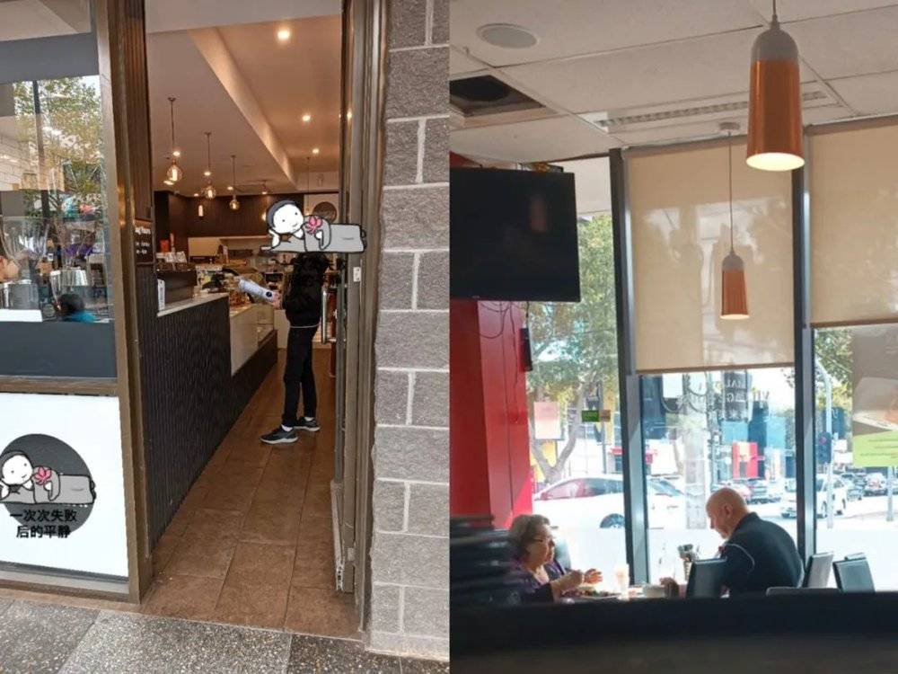 图/琥珀工作的咖啡店（左）马来西亚餐厅（右） 图片由讲述者提供<br>