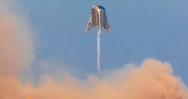 图注：SpaceX星舰原型“星虫”完成150米高度飞行<br>
