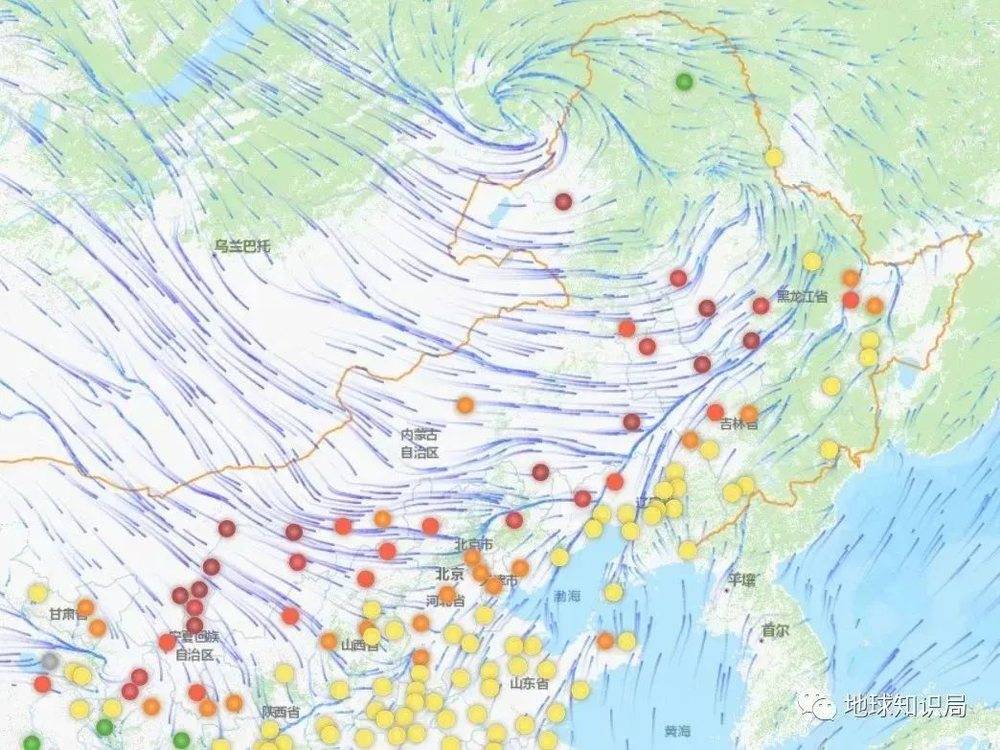 蒙古气旋不断加强，顺带把沙尘裹挟到了东北地区