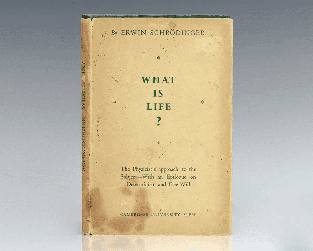 1944年出版的《生命是什么?》 图源：Raptis Rare Books<br>