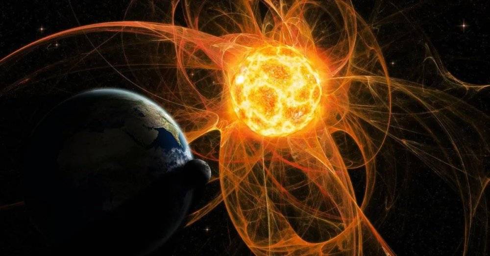 剧烈的太阳活动向地球抛射日冕物质。来源 / 国家卫星气象中心<br>