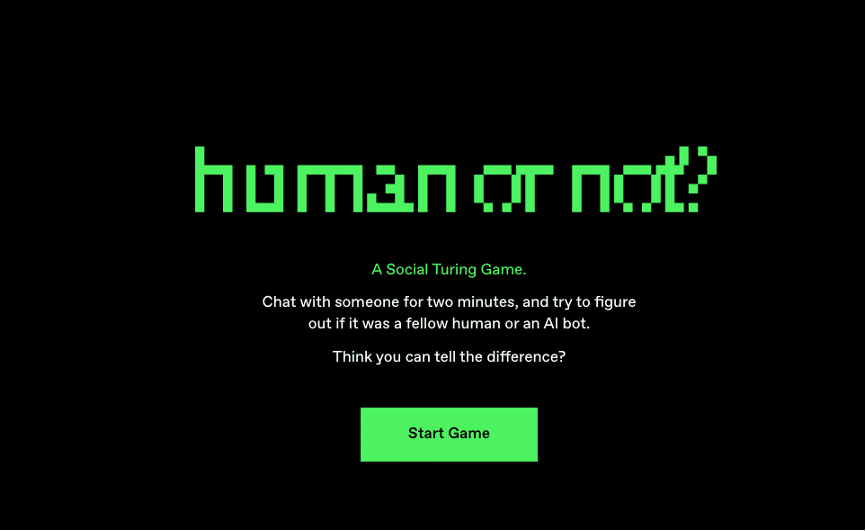 游戏Human or Not