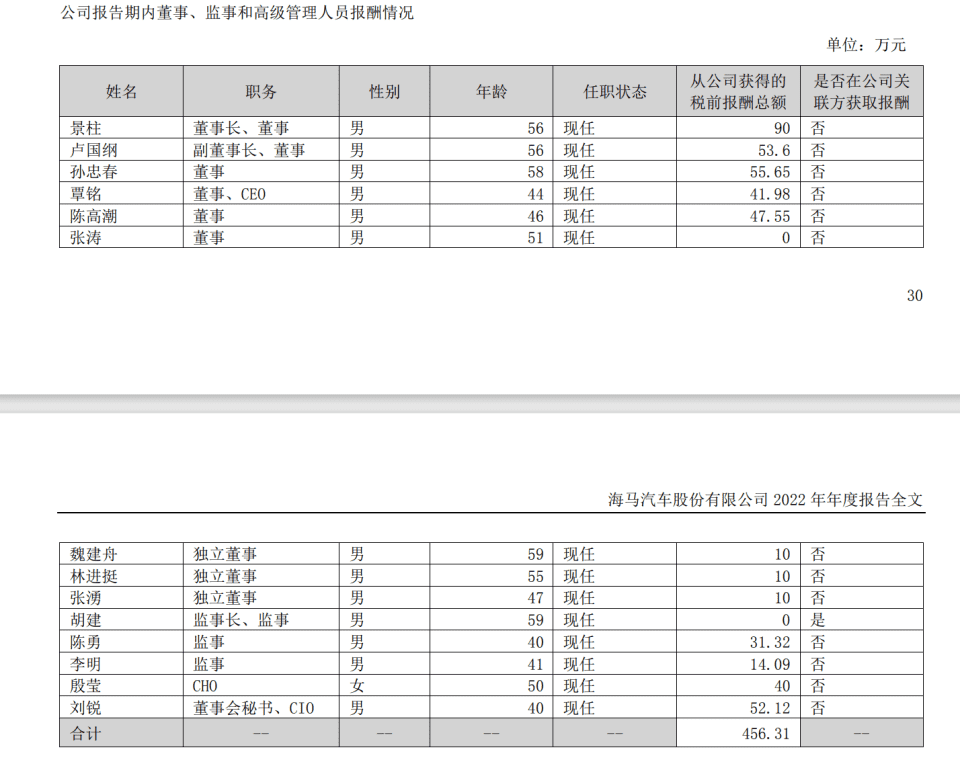 数据来自海马汽车2022年报。